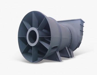 Осевой вентилятор с регулируемыми направляющими (статорными) лопатками